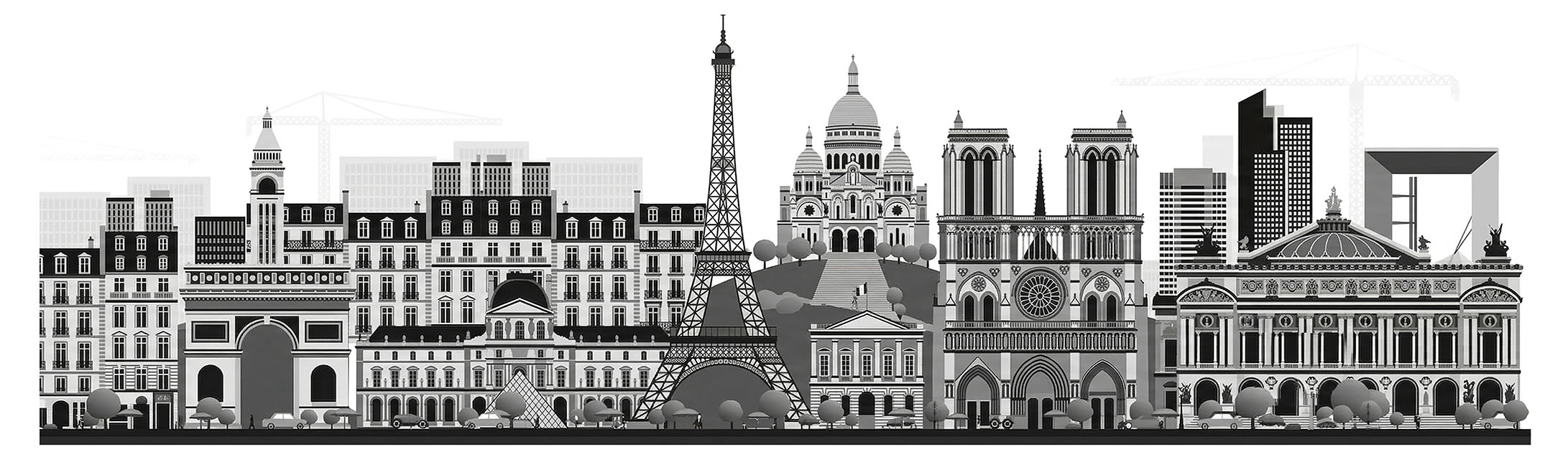 Paris skyline